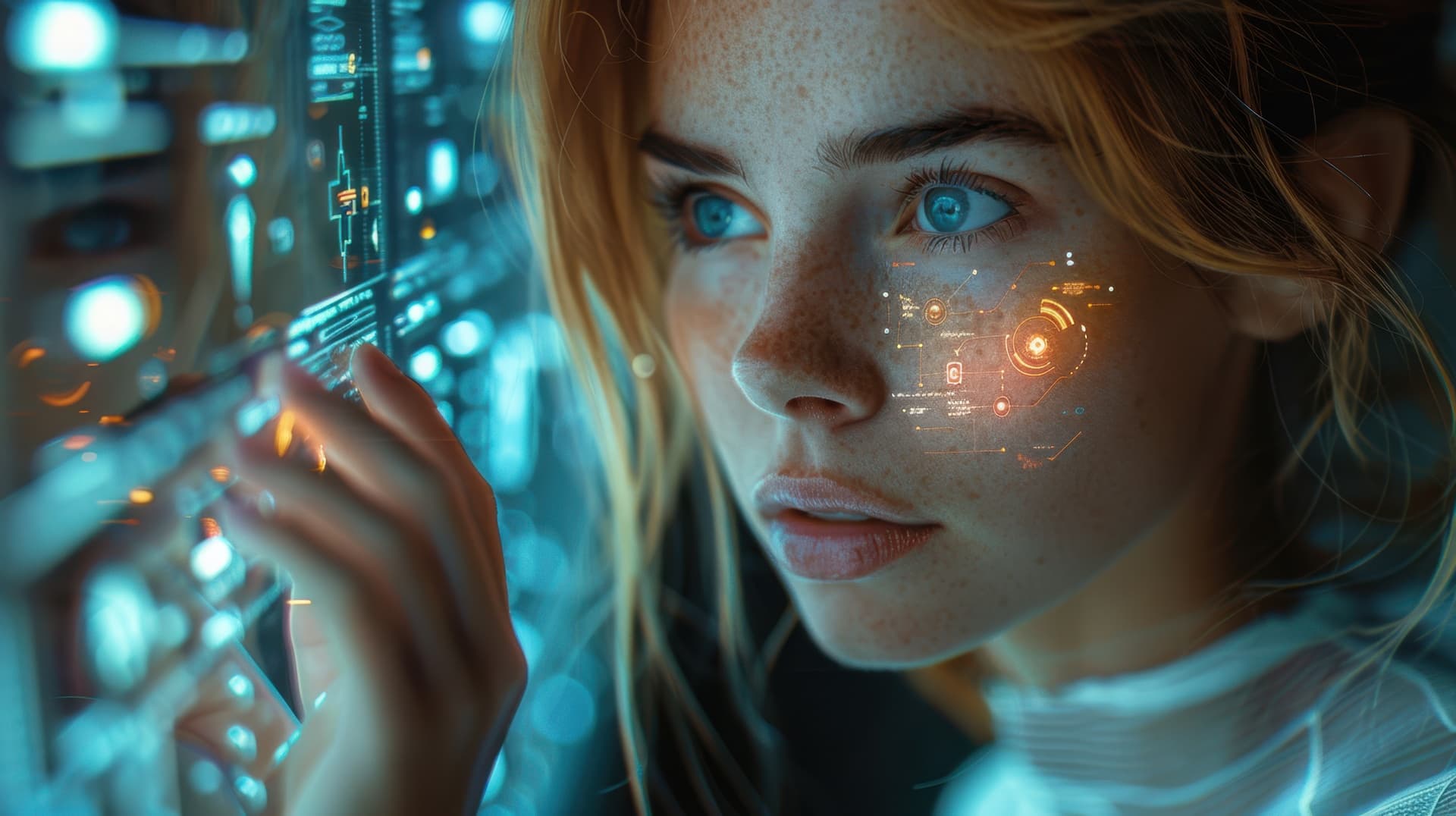 Future enterprise architecture with AI intelligence layers connecting teams and systems